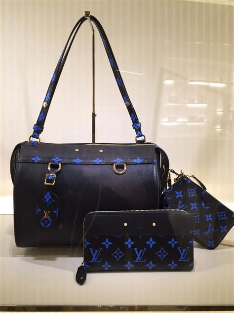 louis vuitton blue bag monogram|louis vuitton monogram print.